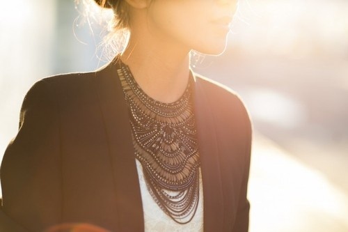 statementnecklaceblack